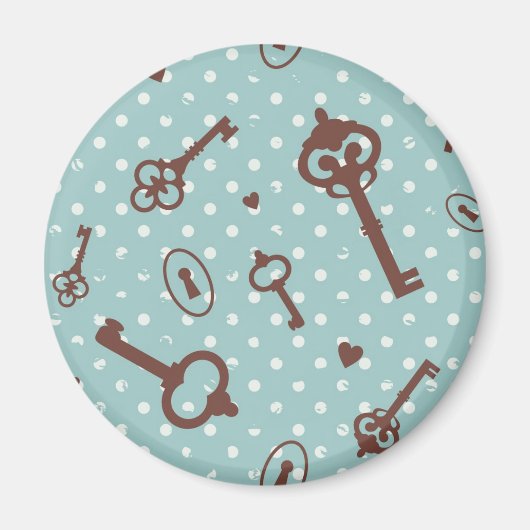 Aimant Rétro Valentine Keys (Devant)