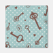 Aimant Rétro Valentine Keys (Devant)