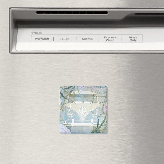 Aimant Retro Van (In Situ (Lave-vaisselle))