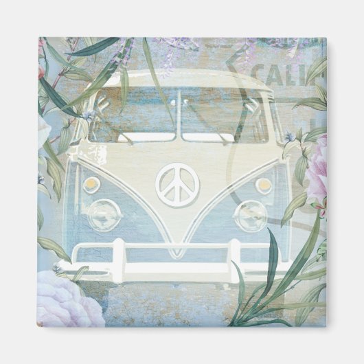 Aimant Retro Van (Devant)