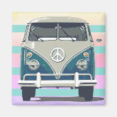 Aimant Retro Van (Devant)