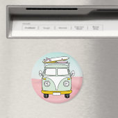 Aimant Retro Van (In Situ (Lave-vaisselle))