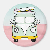 Aimant Retro Van (Devant)