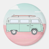 Aimant Retro Van (Devant)