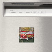 Aimant Retro Van (In Situ (Lave-vaisselle))