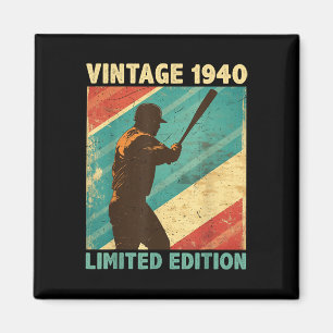Aimant Retro Vintage 1940 Baseball Lover Limited Edition