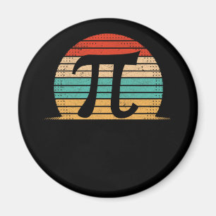 Aimant Retro Vintage Pi Day 2022 Math Lover