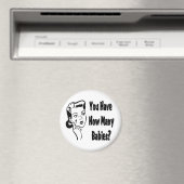 Aimant Retro Vous Avez Combien De Bébés ? (In Situ (Lave-vaisselle))