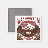 Aimant Retro Washington (Recto/Verso)