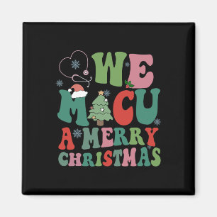 Aimant Retro we micu un joyeux Noël médical soins médicau