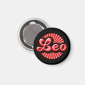 Aimant Retro Zodiaque Lion (Recto/Verso)