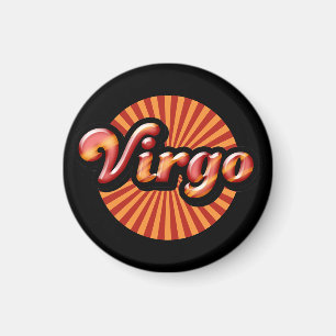 Aimant Retro Zodiaque Vierge