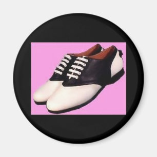 Aimant - rétros chaussures de selle d'années '50