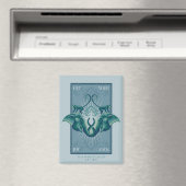 Aimant Retrouvez votre joie - Le Lotus Blanc (In Situ (Lave-vaisselle))