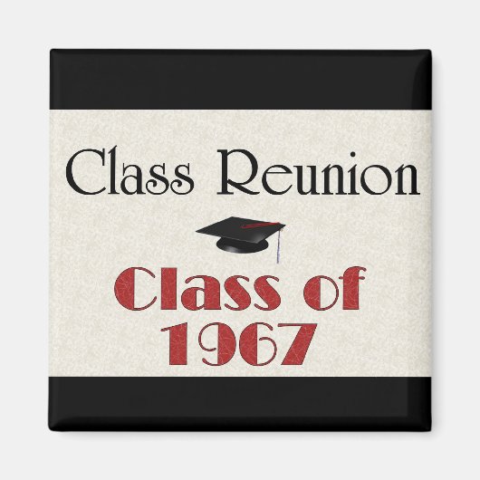 Aimant Réunion de classe 1967 (Devant)