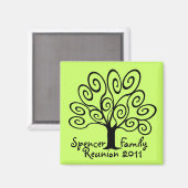 Aimant Réunion de l'arbre familial (Recto/Verso)