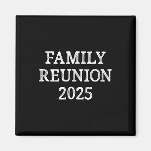 Aimant Réunion familiale 2025 - Style Vintage -