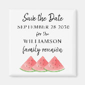 Aimant Réunion Familiale Enregistrer La Date (Devant)