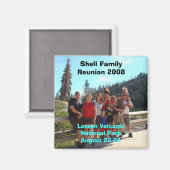 Aimant Réunion familiale Shell 2008 (Recto/Verso)