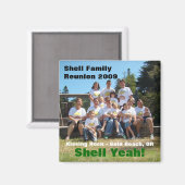 Aimant Réunion familiale Shell 2009 (Recto/Verso)