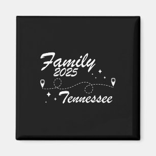 Aimant Réunion familiale Tennessee Road Trip 2025 Summer