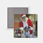 Aimant Réunion Père Noël (Recto/Verso)