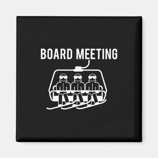 Aimant Réunions du conseil d'administration - Wintersport (Devant)