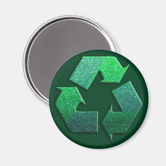Aimant Réutilisation, réduction, recyclage des Jours des  (Recto/Verso)