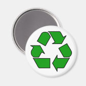 Aimant Réutiliser et recycler (Recto/Verso)