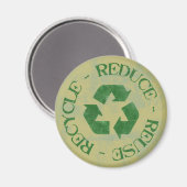 Aimant Réutiliser l'aimant de recyclage (Recto/Verso)