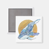 Aimant Rêve de baleines (Recto/Verso)