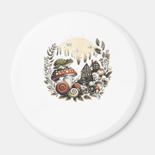 Aimant Rêve de champignon Goblincore et Cottagecore esthé