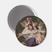 Aimant Rêve de printemps, par Bouguereau (Recto/Verso)