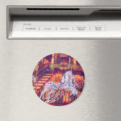 Aimant rêve d'enfance - vieux cheval carrousel (In Situ (Lave-vaisselle))