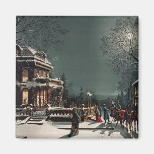 Aimant Réveillon de Noël par Joseph Hoover et Fils