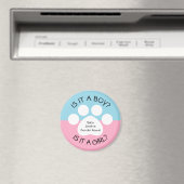 Aimant Révélation Empreinte de patte du genre (In Situ (Lave-vaisselle))