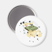 Aimant Revenez aux années 80 (Recto/Verso)