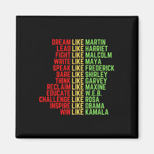 Aimant Rêver Comme Martin Hommes Femmes Garçons Filles Hi