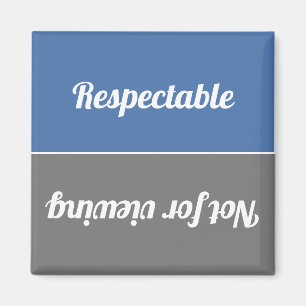 Aimant Reversible Respectable/Non Pour Voir Lave-Vaissell