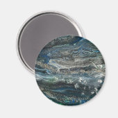 Aimant Rêves de la peinture abstraite Ocean'20 (Recto/Verso)