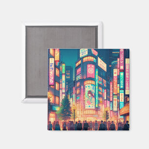 Aimant Rêves néon de Shibuya