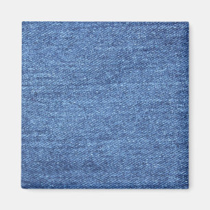 Aimant Revêtement bleu blanc Denim - Regarder l'image