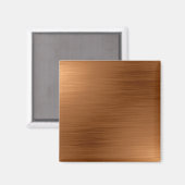 Aimant Revêtement de cuivre brossé (Recto/Verso)