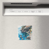 Aimant Rêveuse Côte d'Amalfi : Conception de Peinture à l (In Situ (Lave-vaisselle))