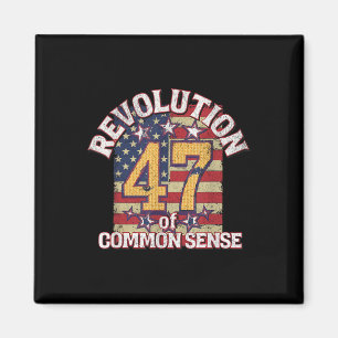 Aimant Révolution Du Bon Sens Trump 47 Président
