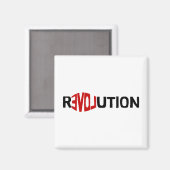Aimant RÉVOLUTION ~ Truisme magnétique (Recto/Verso)