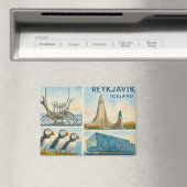 Aimant Reykjavik Islande multivue (In Situ (Lave-vaisselle))