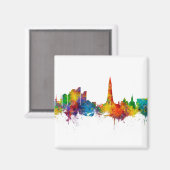 Aimant Reykjavík Islande Skyline (Recto/Verso)