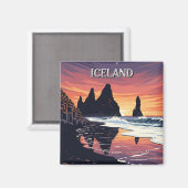Aimant Reynisdrangar Islande Travel (Recto/Verso)