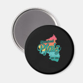 Aimant Rhénanie-Palatinat Land d'Allemagne (Recto/Verso)